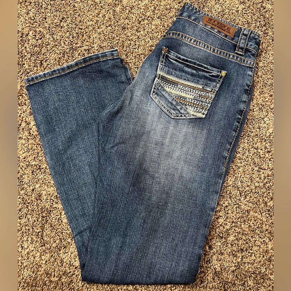 Rock & Roll Cowgirl Boyfriend Jeans 27x32
